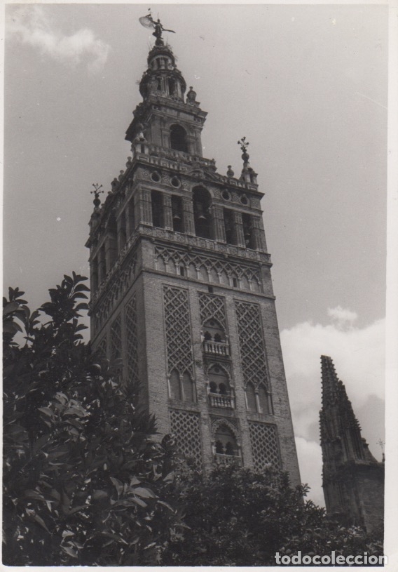 Alte Fotografie: fotografia foto artistica la giralda sevilla 1969