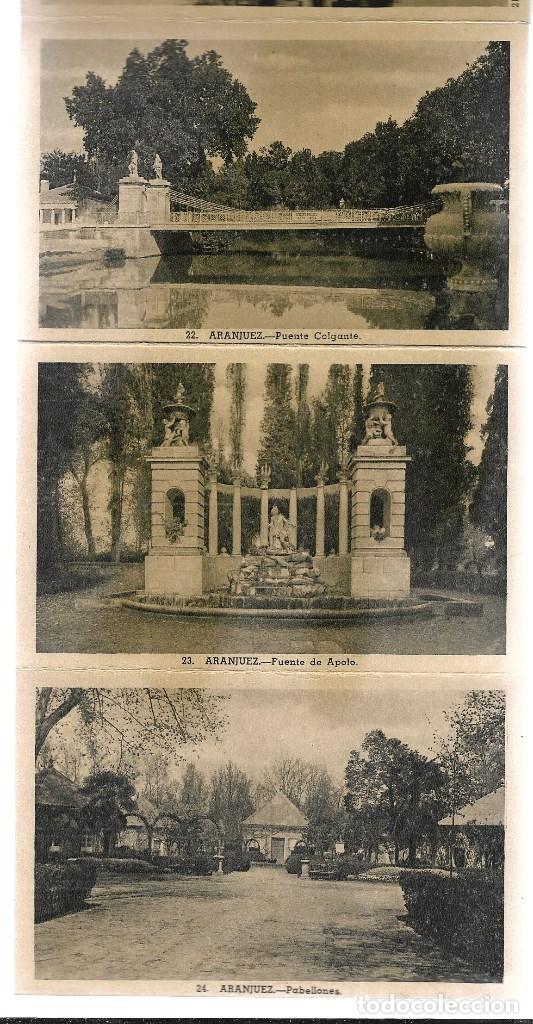 Fotograf&iacute;a antigua: DESPLEGABLE DE 12 POSTALES  ARANJUEZ - Foto 3