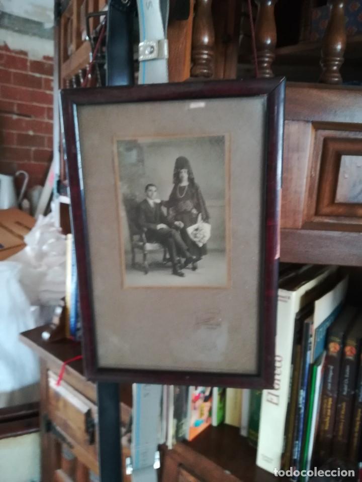 Fotograf&iacute;a antigua: 2 ANTIGUAS FOTOGRAFIAS ART&Iacute;STICAS ENMARCADAS.