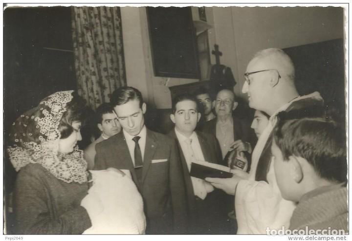 Photographie ancienne: :::: C137 - FOTOGRAFIA - GRUPO DE GENTE EN UN BAUTIZO