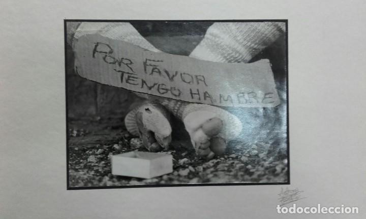 Fotografia antica: fotograf&iacute;a original ANTHONY DUFLOS OCARD t&iacute;tulo &ldquo;POR FAVOR TENGO HAMBRE &rdquo; firmada