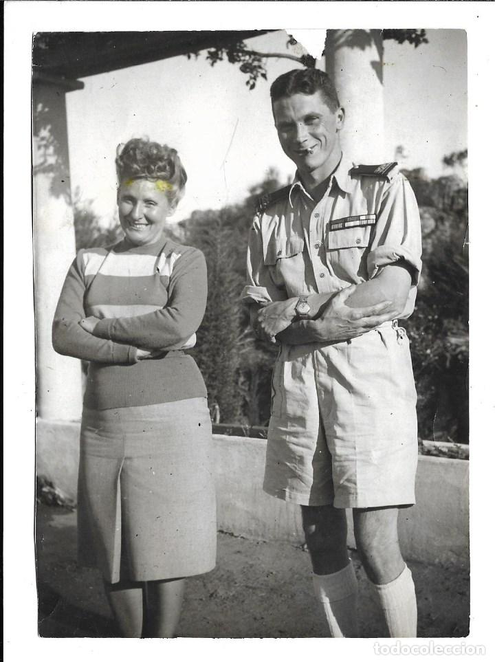 Antique Photography: EXTRAORDINARIA FOTOGRAFIA ANTIGUA -  UN MILITAR CON UNA DAMA