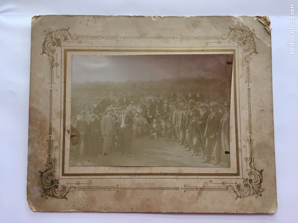 Fotograf&iacute;a antigua: FOTO ALBUMINA. ELITE SOCIAL. FOT&Oacute;GRAFO?. H. 1900?.