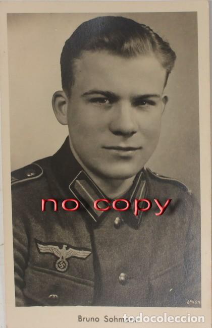 Fotograf&iacute;a antigua: Fotograf&iacute;a soldado del ej&eacute;rcito, Heer, original alem&aacute;n Segunda Guerra Mundial