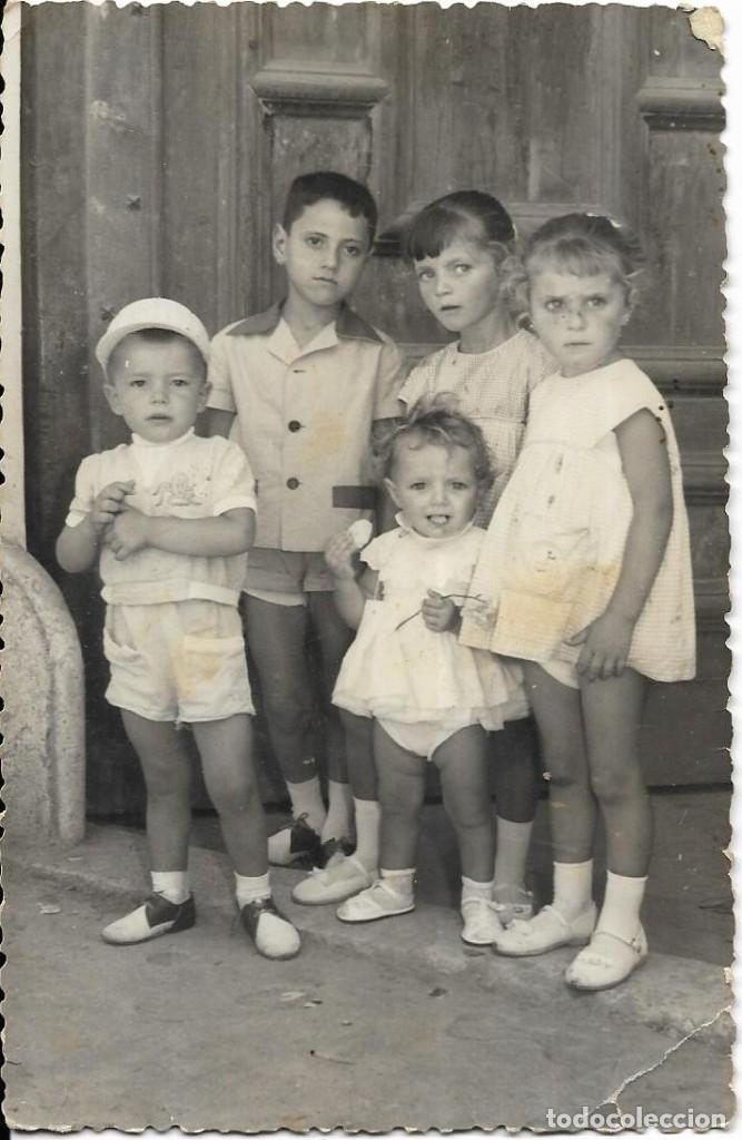 Fotografia antica: :::: QW269 - FOTOGRAFIA - GRUPO DE NI&Ntilde;OS