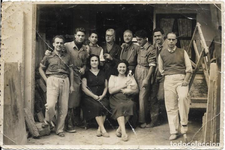 Fotograf&iacute;a antigua: :::: LL59 - FOTOGRAFIA - GRUPO DE AMIGOS - 18 X 12 CM.