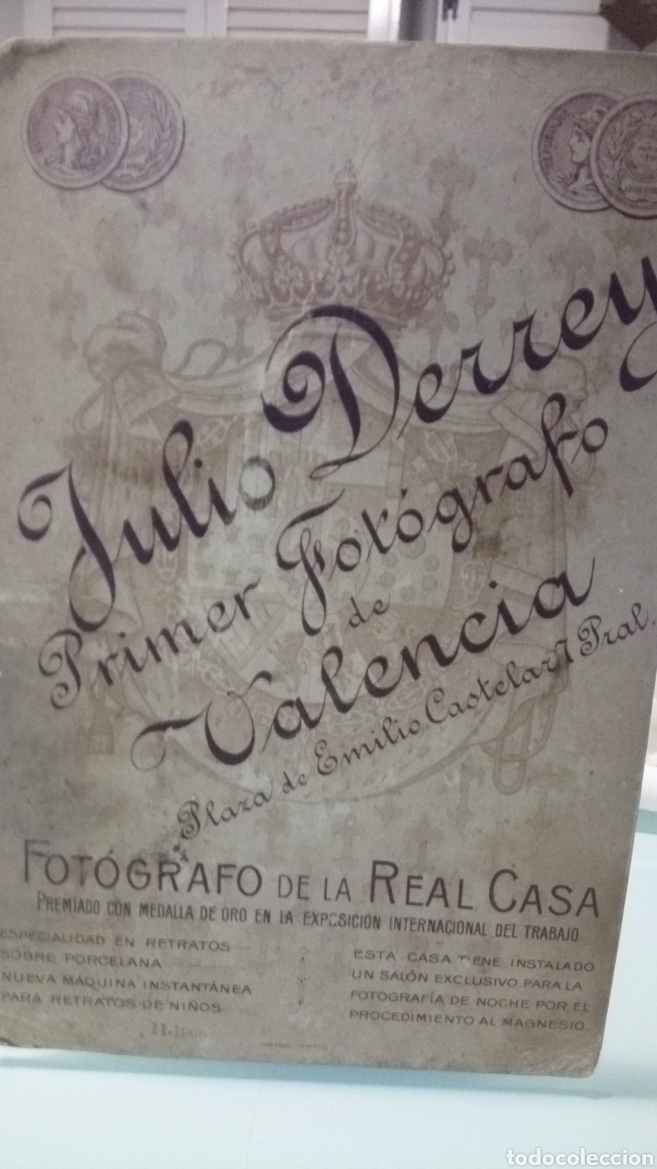 Fotograf&iacute;a antigua: Fotografia Julio Derrey 1908 - Foto 2