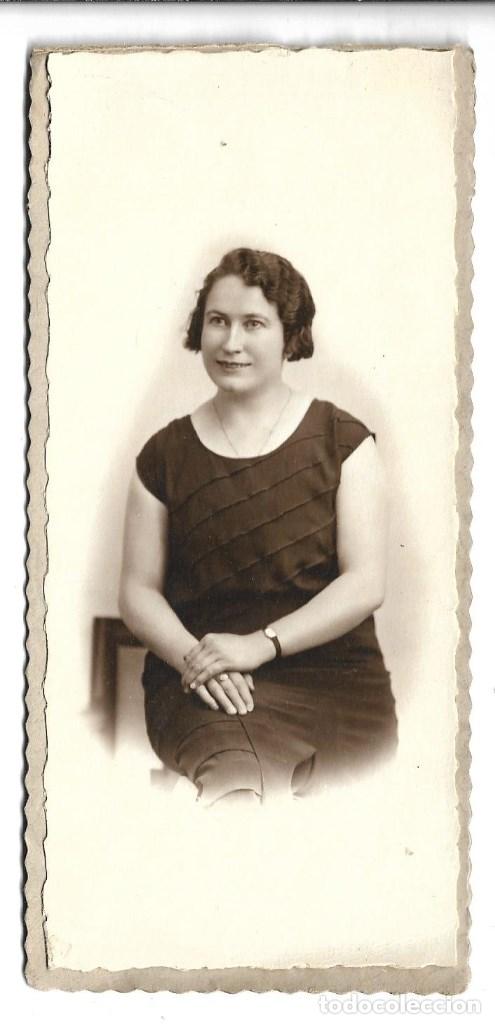 Fotograf&iacute;a antigua: 140- EXTRAORDINARIA FOTOGRAFIA ANTIGUA- UNA DAMA -FOTO- BARIEGO -MAYOR,6-MADRID -de 1.933