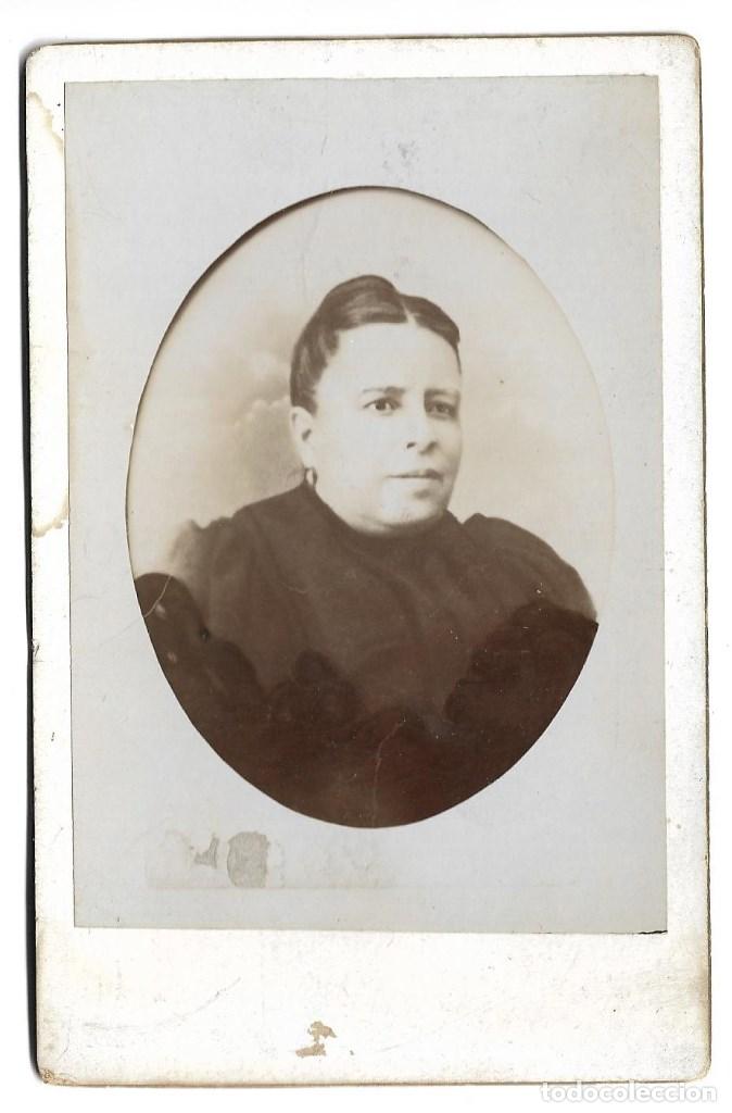 Fotografia antica: 140- EXTRAORDINARIA FOTOGRAFIA ANTIGUA- UNA  DAMA -FOTO-
