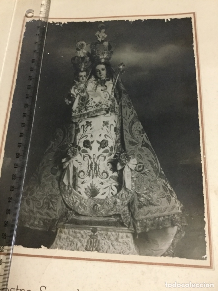 Fotografia antica: PRECIOSA FOTOGRAF&Iacute;A -VIRGEN DE LOS REMEDIOS-1928-sobre cart&oacute;n