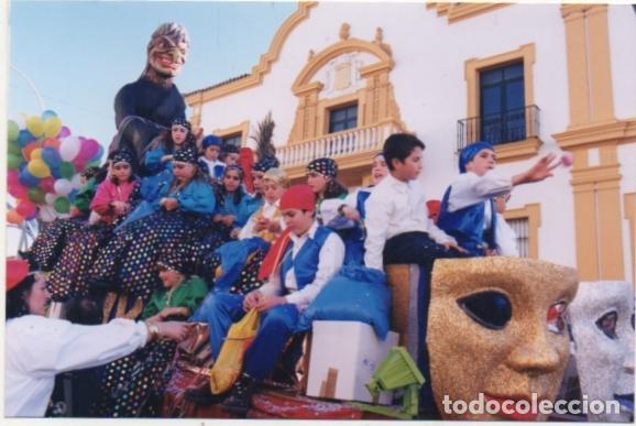 Fotograf&iacute;a antigua: FOTOGRAFIA DE CARNAVAL DE CADIZ. CARROZA INFANTIL DURANTE LA CABALGATA   FOTCAR-132
