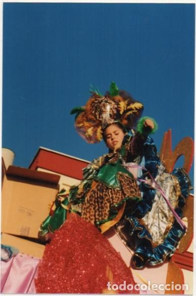 Fotograf&iacute;a antigua: FOTOGRAFIA CARNAVAL DE CADIZ 1997. CABALGATA INFANTIL. LA DIOSA EN CARROZA  FOTCAR-153