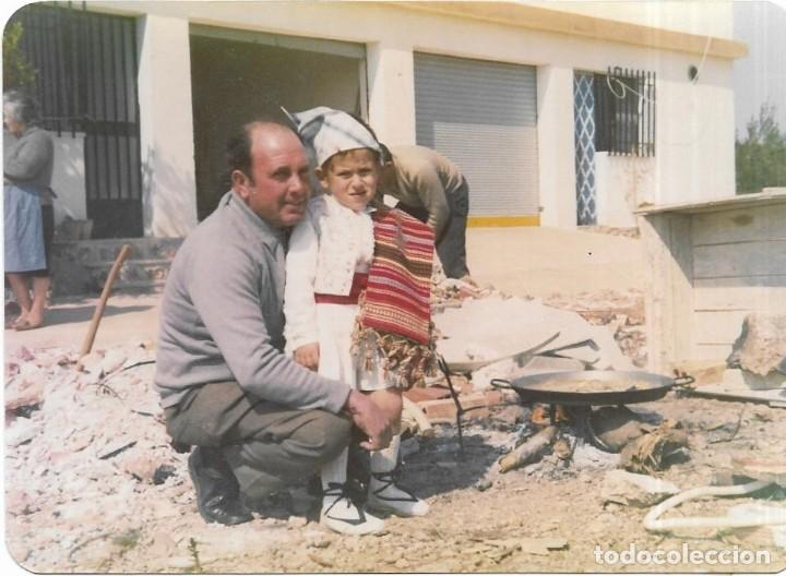 Fotograf&iacute;a antigua: :::: J34 - FOTOGRAFIA - PEQUE&Ntilde;O FALLERO JUNTO A SU PADRE