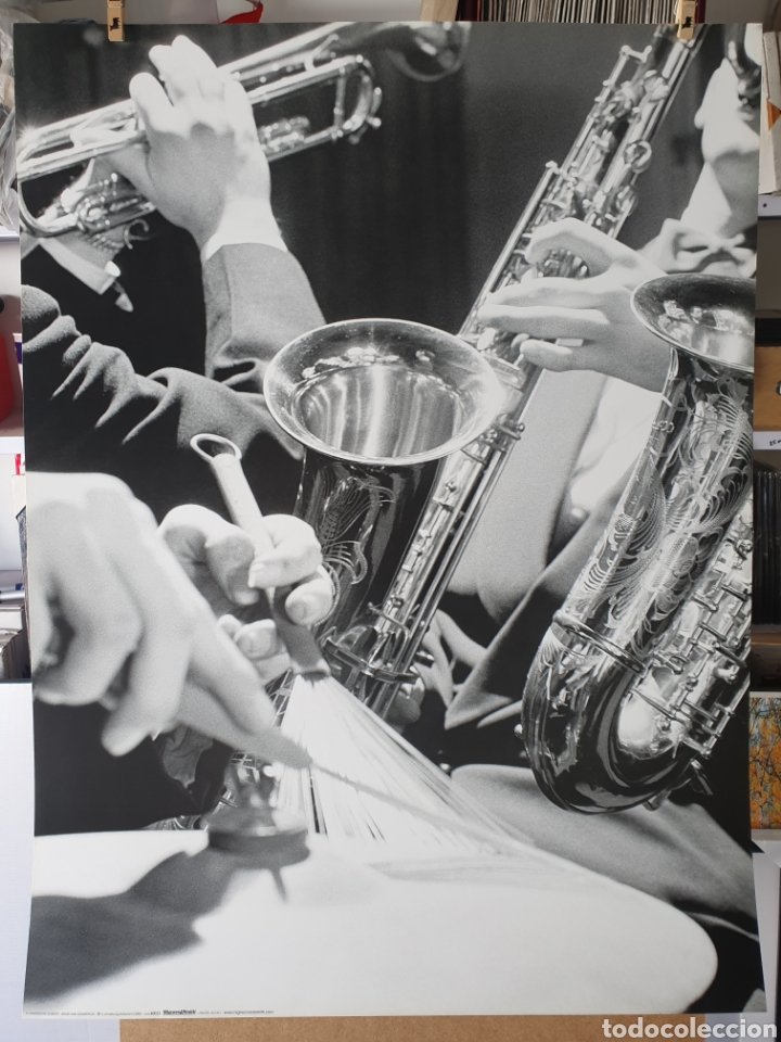 Fotografia antiga: H. ARMTRONG ROBERTS. JAZZ SAXO - LITOGRAF&Iacute;A ORIGINAL GRANDE FOTO ART&Iacute;STICA