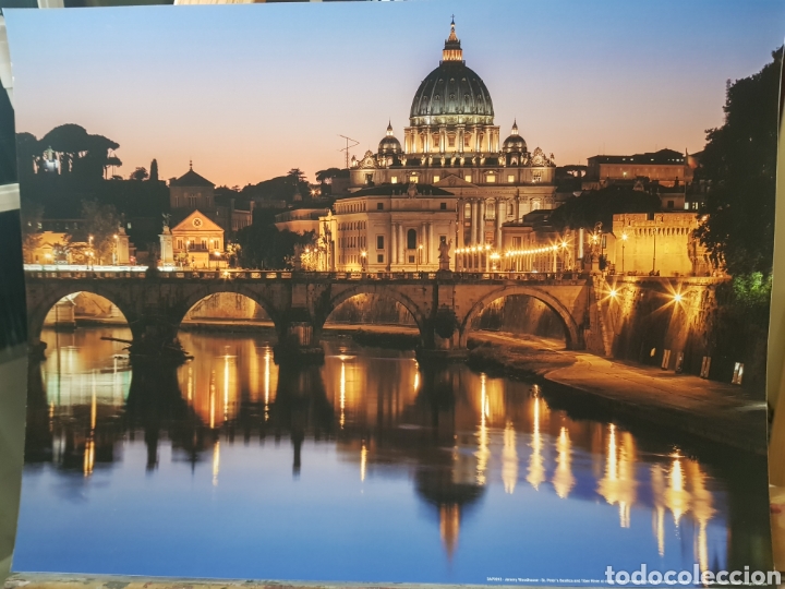 Alte Fotografie: JEREMY WOODHOUSE. BASILICA SAN PEDRO DE ROMA. FOTOGRAF&Iacute;A COLOR ORIGINAL CON MATRICULA LEGAL AUTOR