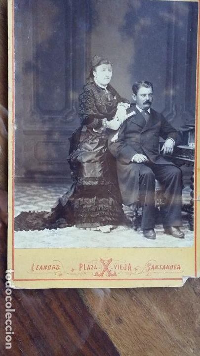Fotograf&iacute;a antigua: foto de estudio Leandro, Santander - Foto 1
