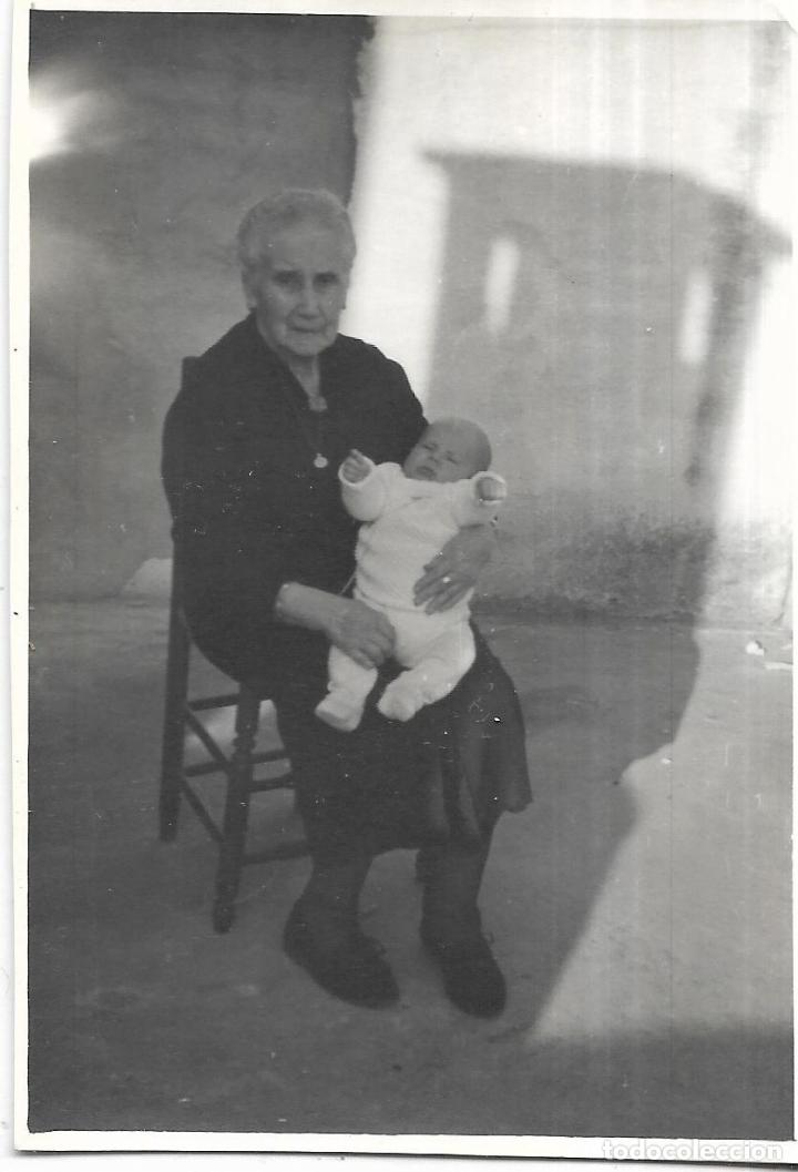 Antique Photography: == GG172 - FOTOGRAFIA - SE&Ntilde;ORA CON UN BEB&Eacute; EN BRAZOS