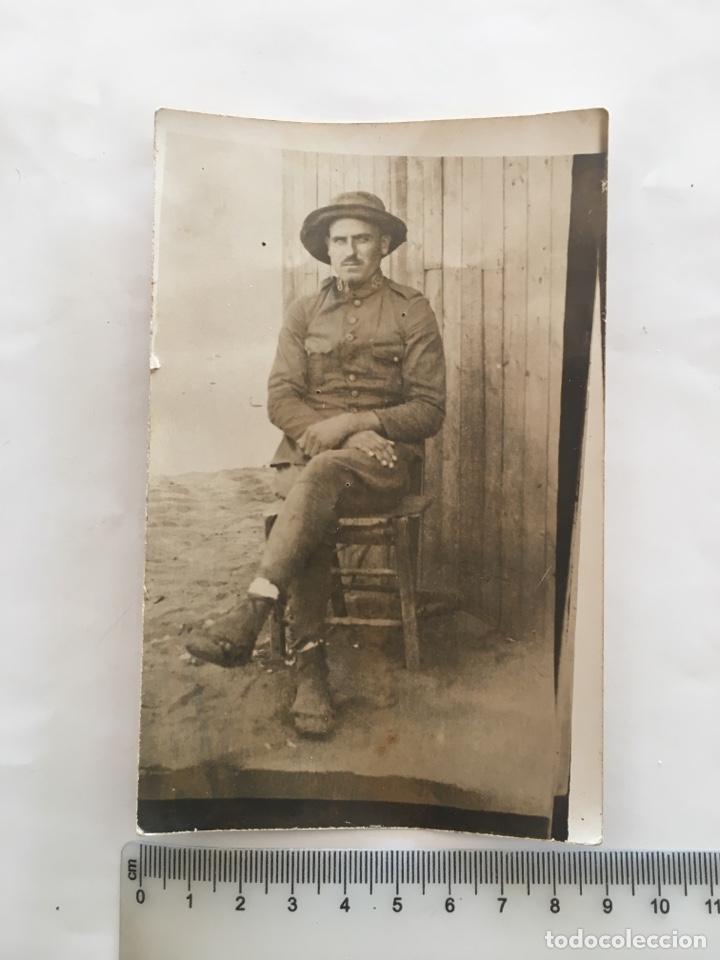 Photographie ancienne: FOTO. MILITAR DEL PROTECTORADO ESPA&Ntilde;OL EN EL NORTE DE &Aacute;FRICA. FOT&Oacute;GRAFO?.