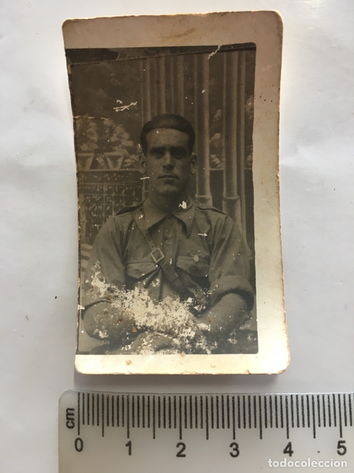 Fotograf&iacute;a antigua: FOTO. JOVEN MILICIANO. FOT&Oacute;GRAFO?.