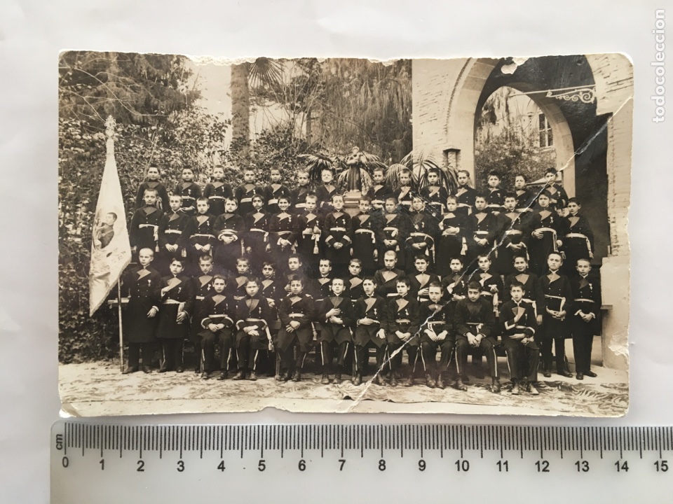 Fotograf&iacute;a antigua: FOTO. FIESTA A SAN ANTONIO DE PADUA EN COLEGIO RELIGIOSO. FOT&Oacute;GRAFO?.