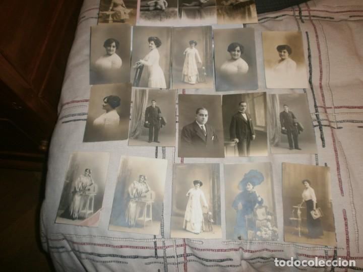 Fotografía antigua: Lote 19 fotografías artísticas 1909 - 1911 Tarjeta Postal Veronés Fotógrafo Madrid medida 14 X 9 cm. - Foto 3 - 197961656