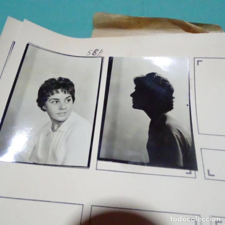 Photographie ancienne: 2 fotograf&iacute;as a&ntilde;os 50 de la actriz mar&iacute;a dolores Herrera arranz(1935).