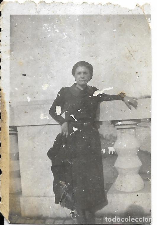 Fotografia antica: :::: FP39 - FOTOGRAFIA PEQUE&Ntilde;O FORMATO - SE&Ntilde;ORA - 6 X 4,5 CM.