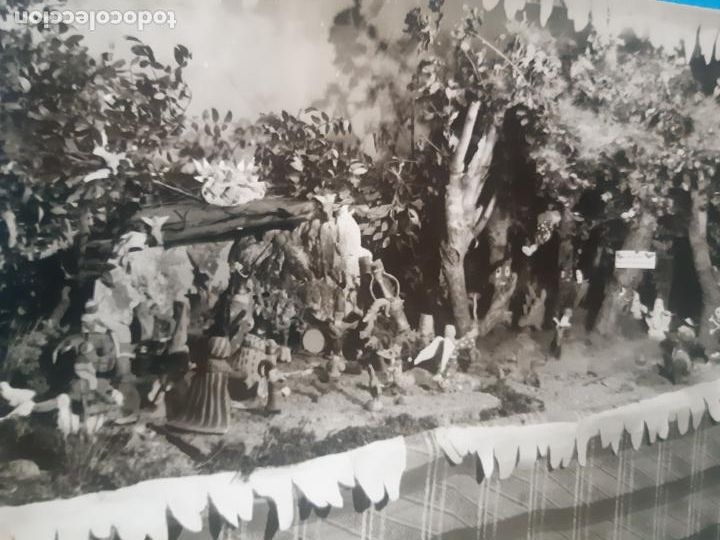 Antique Photography: FOTO.PESEBRE, ESCULTURA DE FRANCESC GASSO. DEL ARCHIVO DEL ARTISTA, DE COLECCION. HISTORICA