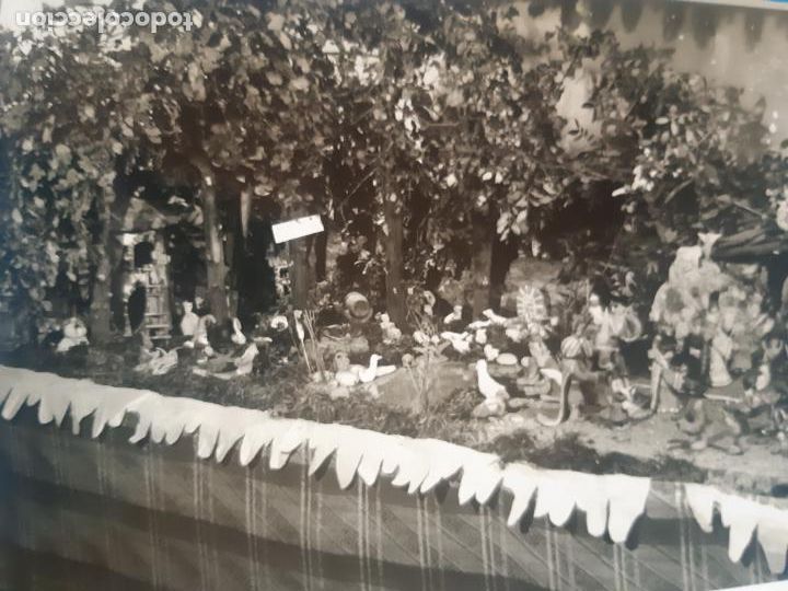 Antique Photography: FOTO.PESEBRE, ESCULTURA DE FRANCESC GASSO. DEL ARCHIVO DEL ARTISTA, DE COLECCION. HISTORICA