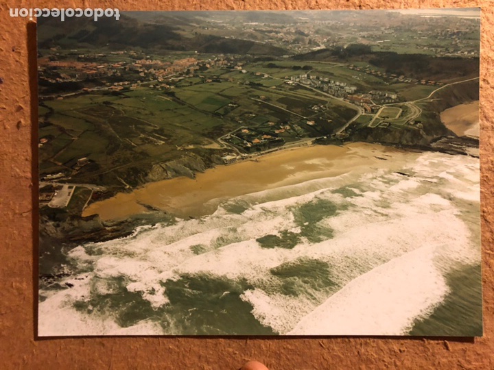 Fotograf&iacute;a antigua: PLAYA DE ARRIETARA-ATXABIRIBIL (SOPELANA). FOTOGRAF&Iacute;A A&Eacute;REA DEL A&Ntilde;O 2000.