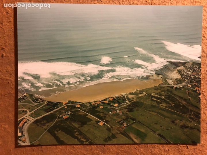 Fotograf&iacute;a antigua: PLAYA DE ARRIETARA-ATXABIRIBIL (SOPELANA). FOTOGRAF&Iacute;A A&Eacute;REA DEL A&Ntilde;O 2000.