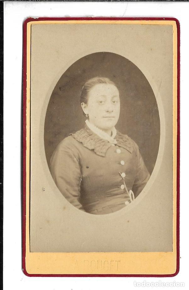 Fotograf&iacute;a antigua: EXTRAORDINARIA FOTOGRAFIA ANTIGUA- UNA  DAMA  -FOTO-  - - - - -