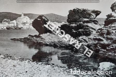 Fotografia antica: ANTIGUA FOTOGRAFIA DE CADAQUES DE MEDIDAS 9 X 14 CM.