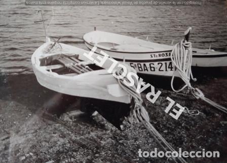 Fotografia antica: ANTIGUA FOTOGRAFIA DE BARCAS DE MEDIDAS 9 X 14 CM.