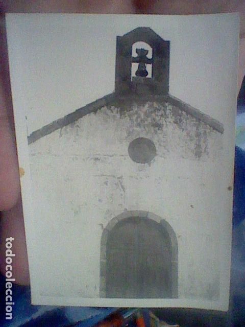 Fotografia antica: FUENTES LA &Ntilde;ORA IGLESIA REPUBLICA FOTOGRAFIA A&Ntilde;OS 30 GUERRA CIVIL OJO ESCRITO DORSO 8,5 X 6 CMS