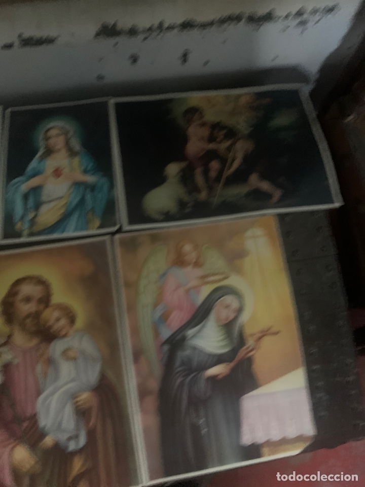 Fotograf&iacute;a antigua: L&aacute;minas de papel religioso - Foto 2