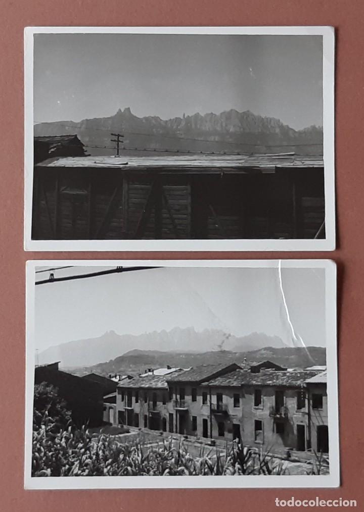 Fotograf&iacute;a antigua: LOTE 2 ANTIGUAS FOTOGRAF&Iacute;AS MACIZO DE MONTSERRAT. CASTELLBELL? CASTELLET? EL BAGES. A&Ntilde;OS 60.