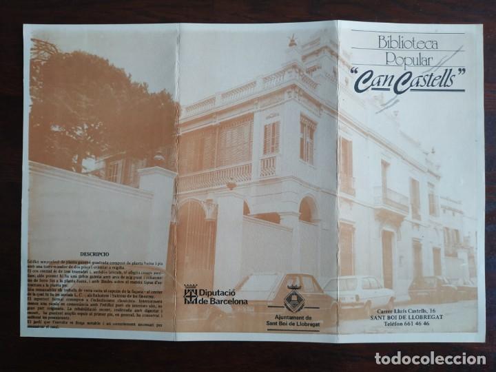 Fotografia antica: Lote fotograf&iacute;as y docs de la inauguraci&oacute;n de biblioteca LLuis Castells 1985 Sant Boi de LLobregat