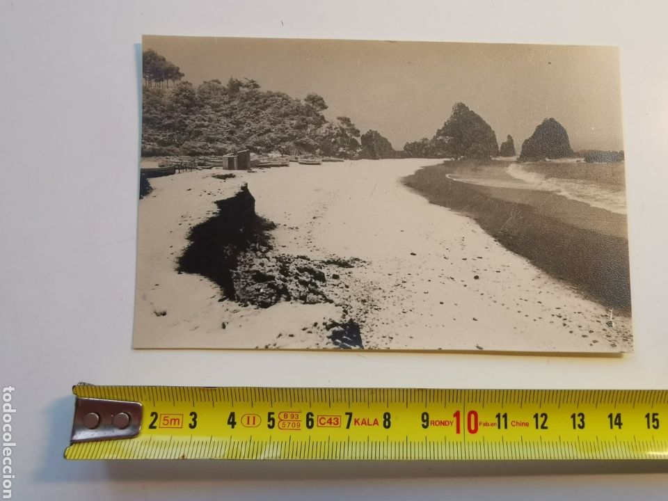 Fotograf&iacute;a antigua: Fotograf&iacute;a de Cala de Tossa de Mar nevada. Enero de 1960