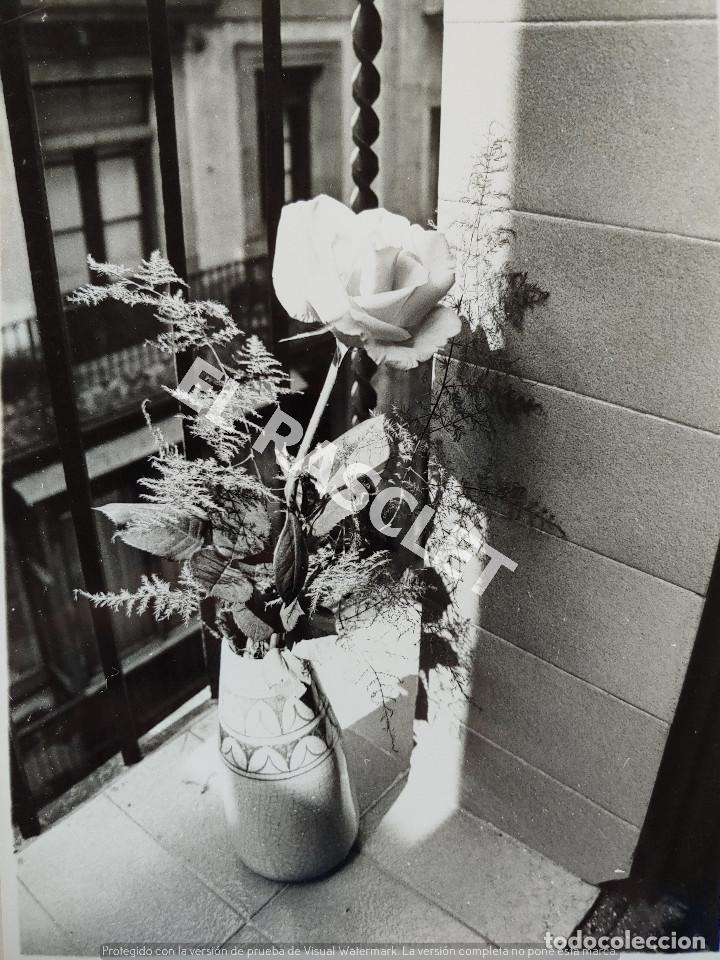 Fotograf&iacute;a antigua: ANTIG&Uuml;A FOTO ARTISTICA DE DE 13 X 18 CM EN BLANCO Y NEGRO -ROSA