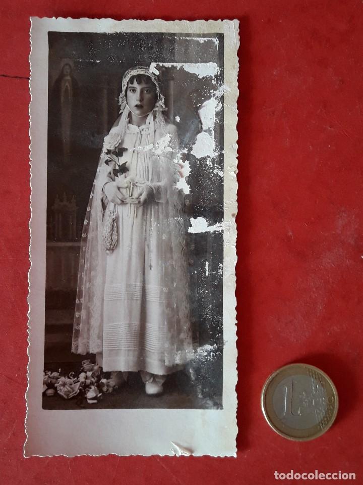 Fotograf&iacute;a antigua: FOTOGRAFIA ARTISTICA NI&Ntilde;A DE COMUNION A&Ntilde;OS 20 , FOTOGRAFO FONSECA