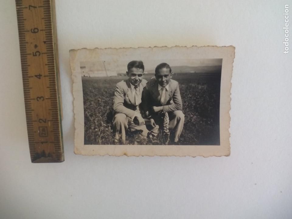 Alte Fotografie: ANTIGUA FOTOGRAF&Iacute;A, JOVENES, MUCHACHOS, CREO QUE DE M&Aacute;LAGA.