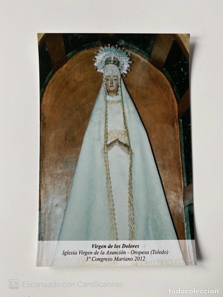 Fotograf&iacute;a antigua: FOTOGRAFIA. VIRGEN DE LOS DOLORES. IGLESIA VIRGEN DE LA ASUNCION.OROPESA.TOLEDO. 3&ordm; CONGRESO MARIANO
