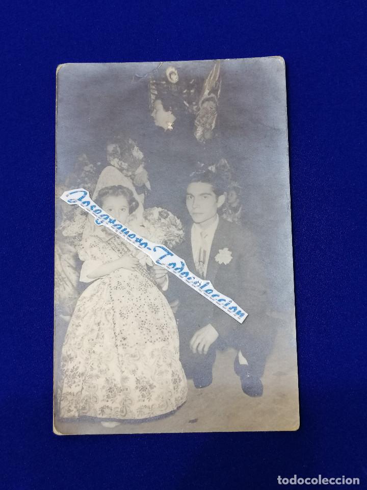Fotograf&iacute;a antigua: FOTO FALLERA INFANTIL CORTE A&Ntilde;OS 60 PRESENTACION DE LA FALLA