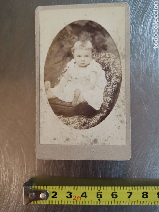Fotografia antiga: Fotograf&iacute;a de Ni&ntilde;o Peque&ntilde;o de Bry-s de Liarne, (Seine) France Francia