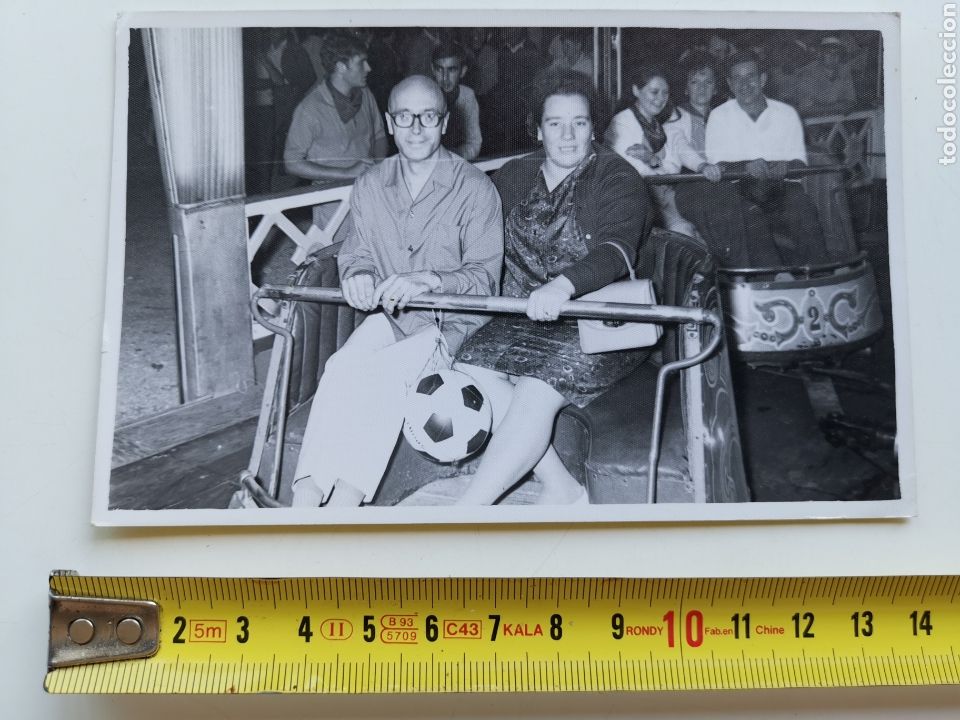 Alte Fotografie: Fotograf&iacute;a de atracci&oacute;n de feria de 1960s L&aacute;tigo.