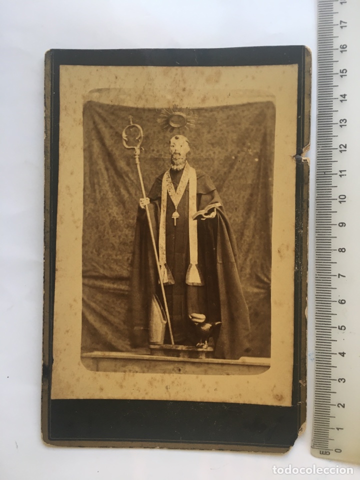 Antique Photography: FOTO ALBUMINA. SAN BENITO ABAD. FOT&Oacute;GRAFO?. H. 1890?.