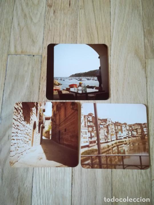 Antique Photography: Lote 3 fotograf&iacute;as antiguas cuadradas