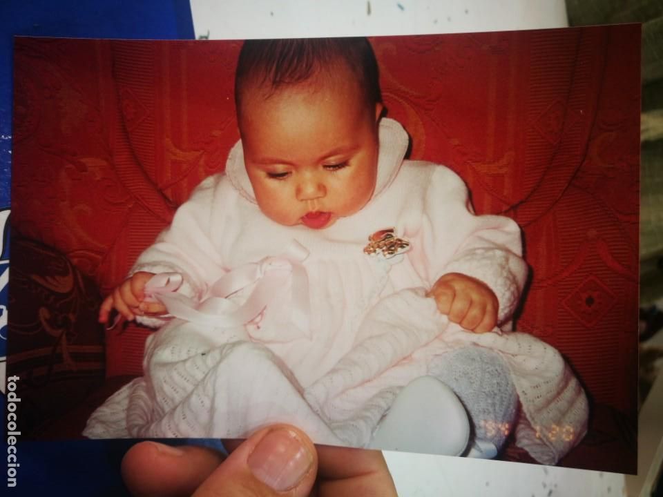 Photographie ancienne: Fotograf&iacute;a de Beb&eacute; ni&ntilde;a 1994 original