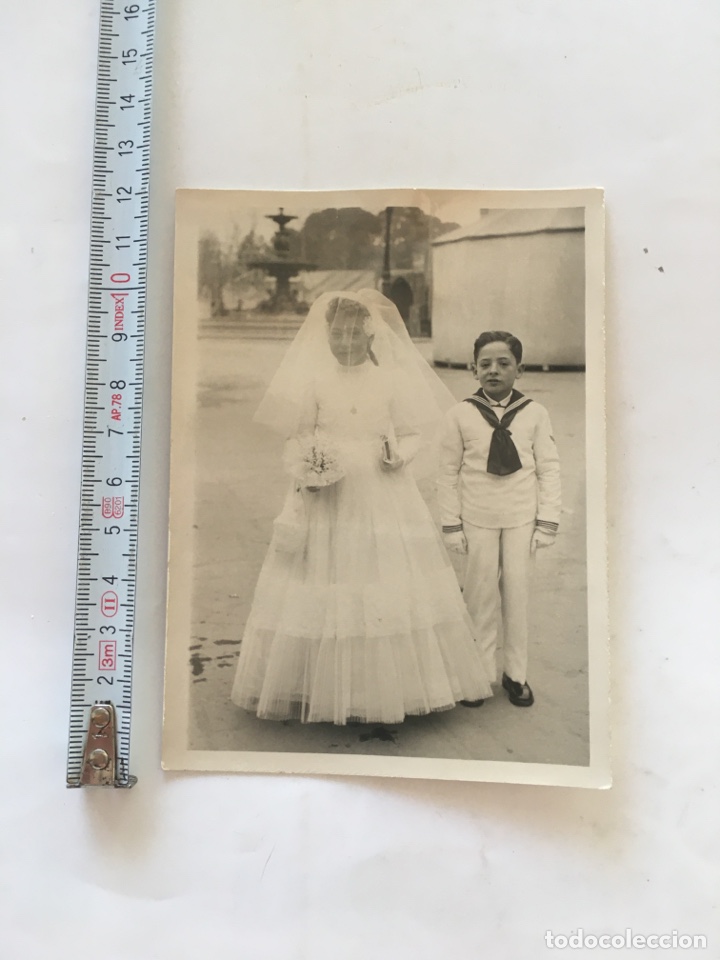 Fotograf&iacute;a antigua: FOTO. NUESTRA PRIMERA COMUNI&Oacute;N. FOTOS CLAVEL. FERIA.